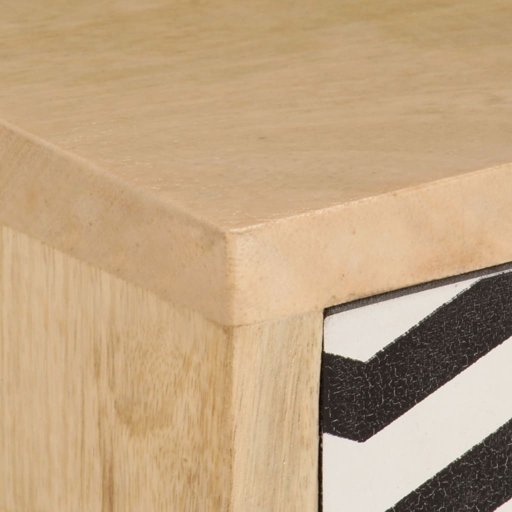 TV-Ablage 120 x 30 x 40 cm Massivholz Mango