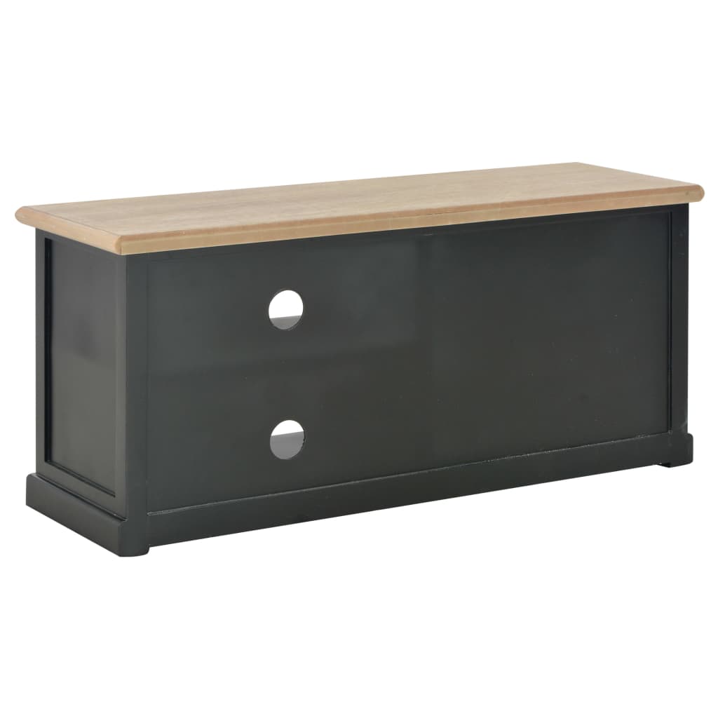 TV-Schrank Schwarz 90 x 30 x 40 cm Holz