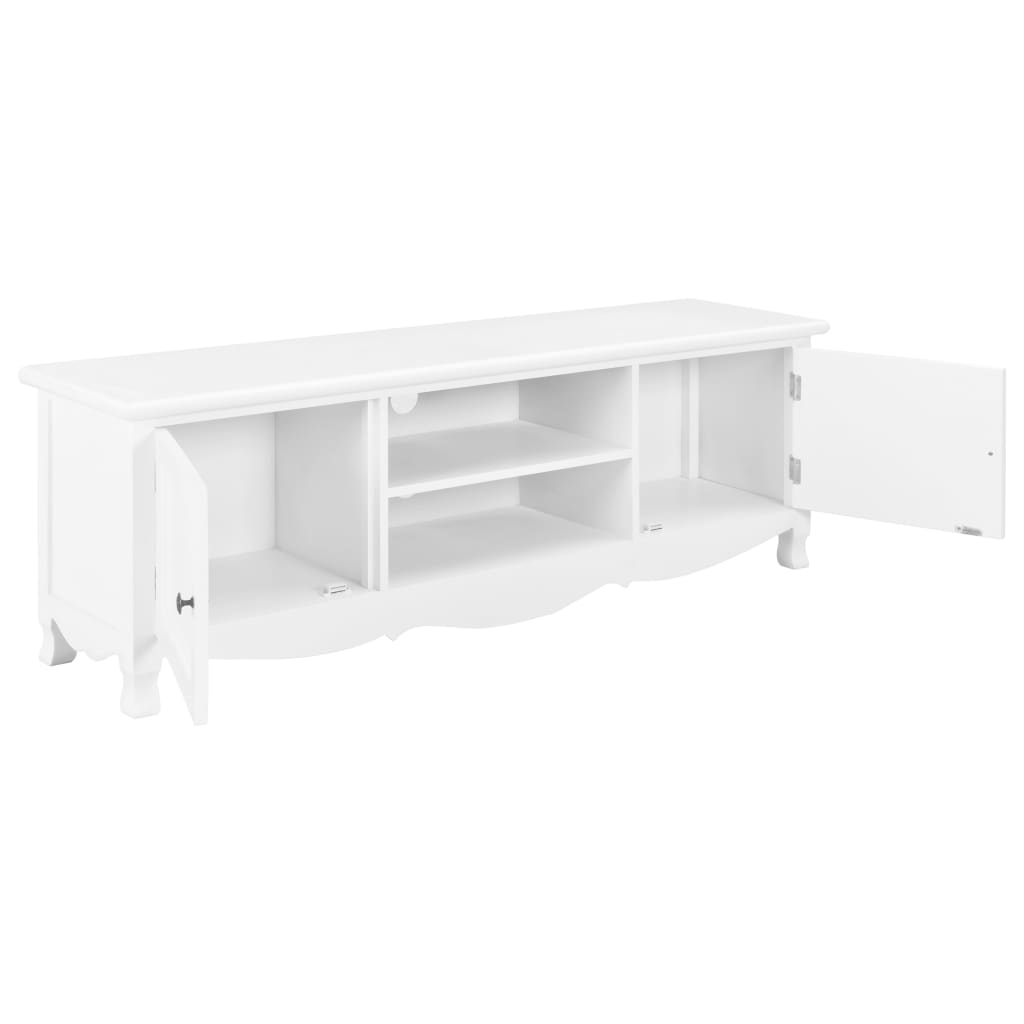 TV-Schrank Weiß 120×30×40 cm Holz