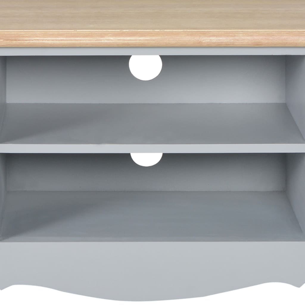 TV-Schrank Grau 120×30×40 cm Holz