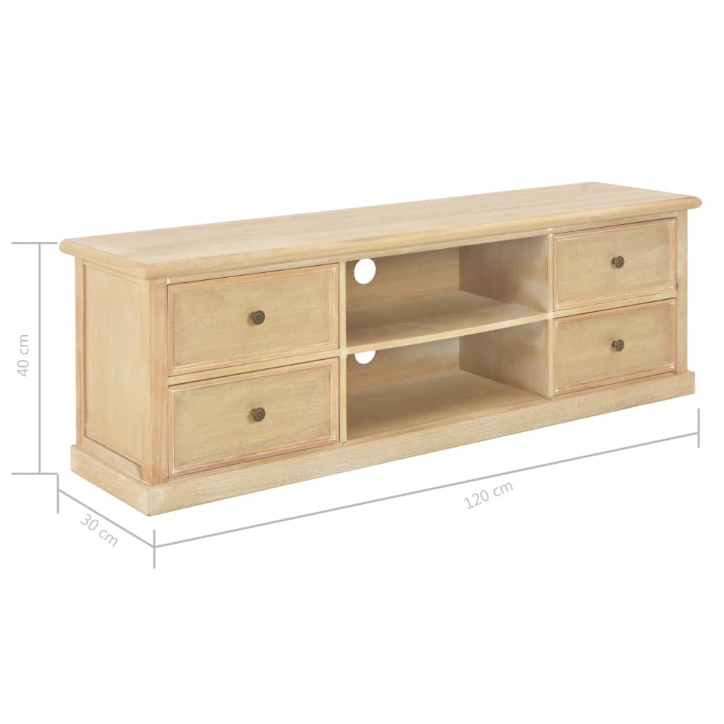 TV-Schrank 120 x 30 x 40 cm Holz