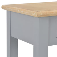 Thumbnail for Konsolentisch Grau 110 x 35 x 80 cm Holz