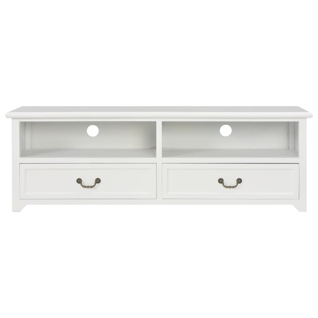 TV-Schrank Weiß 120x30x40 cm Holz