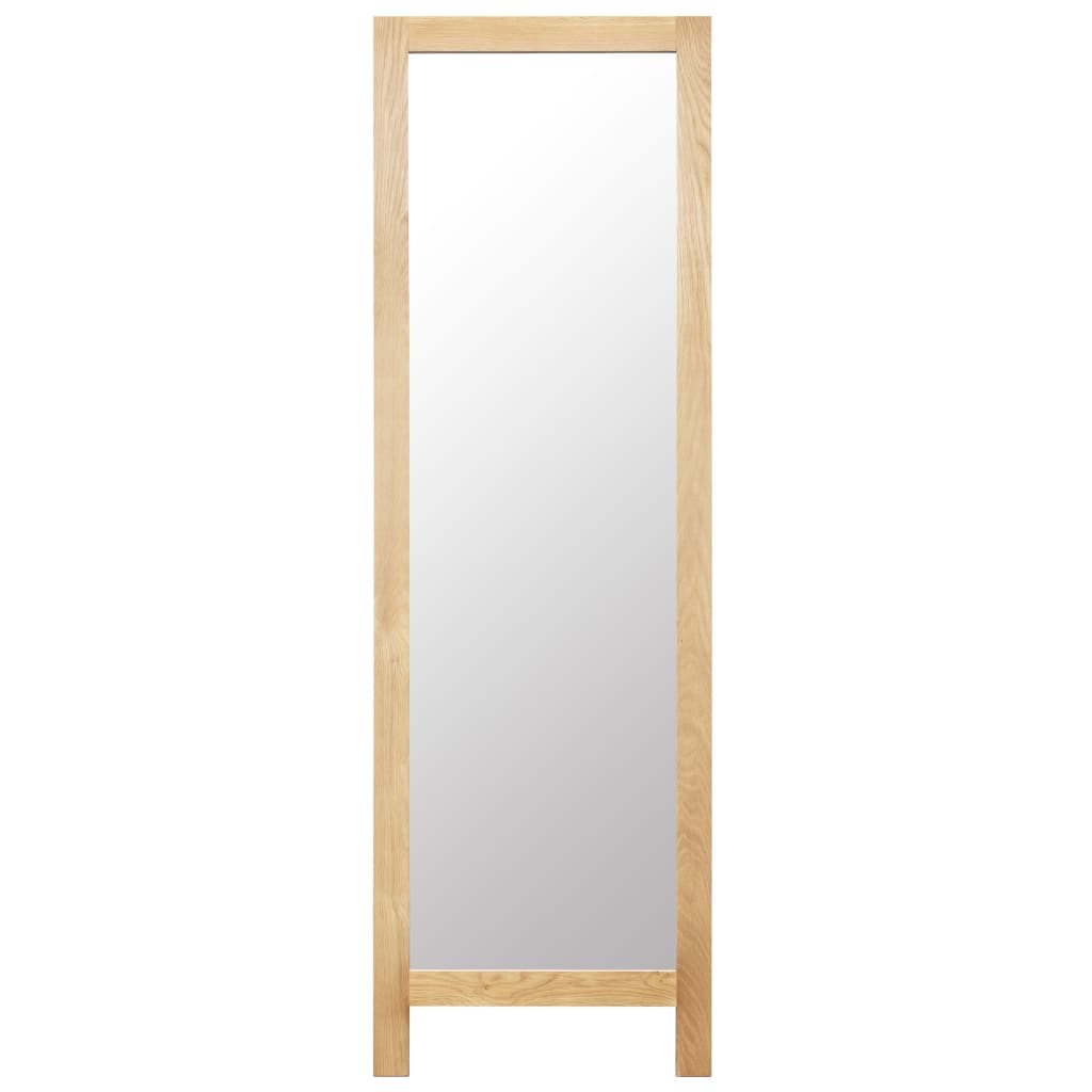 Standspiegel 48 x 46,5 x 150 cm Massivholz Eiche