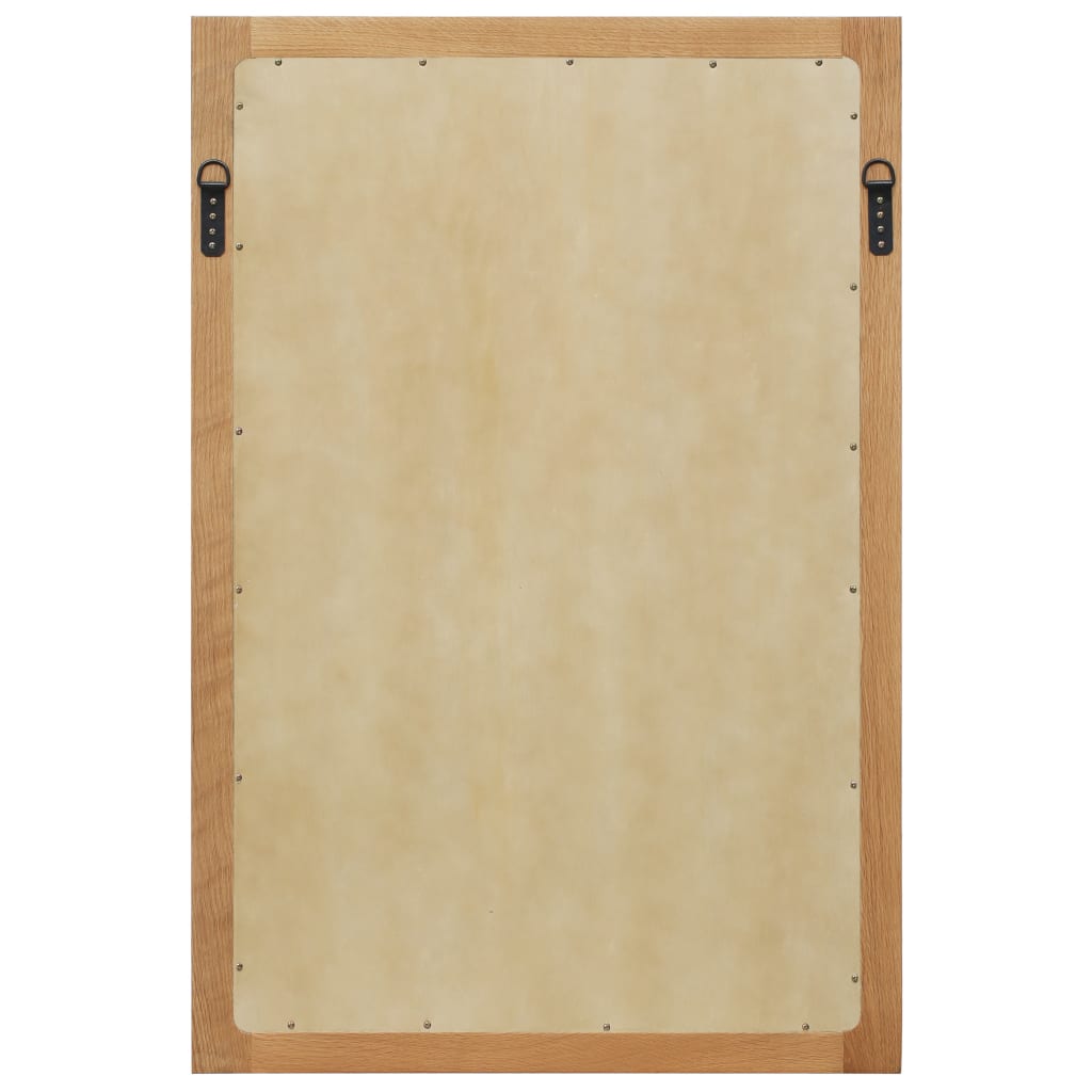 Spiegel 60 x 90 cm Massivholz Eiche