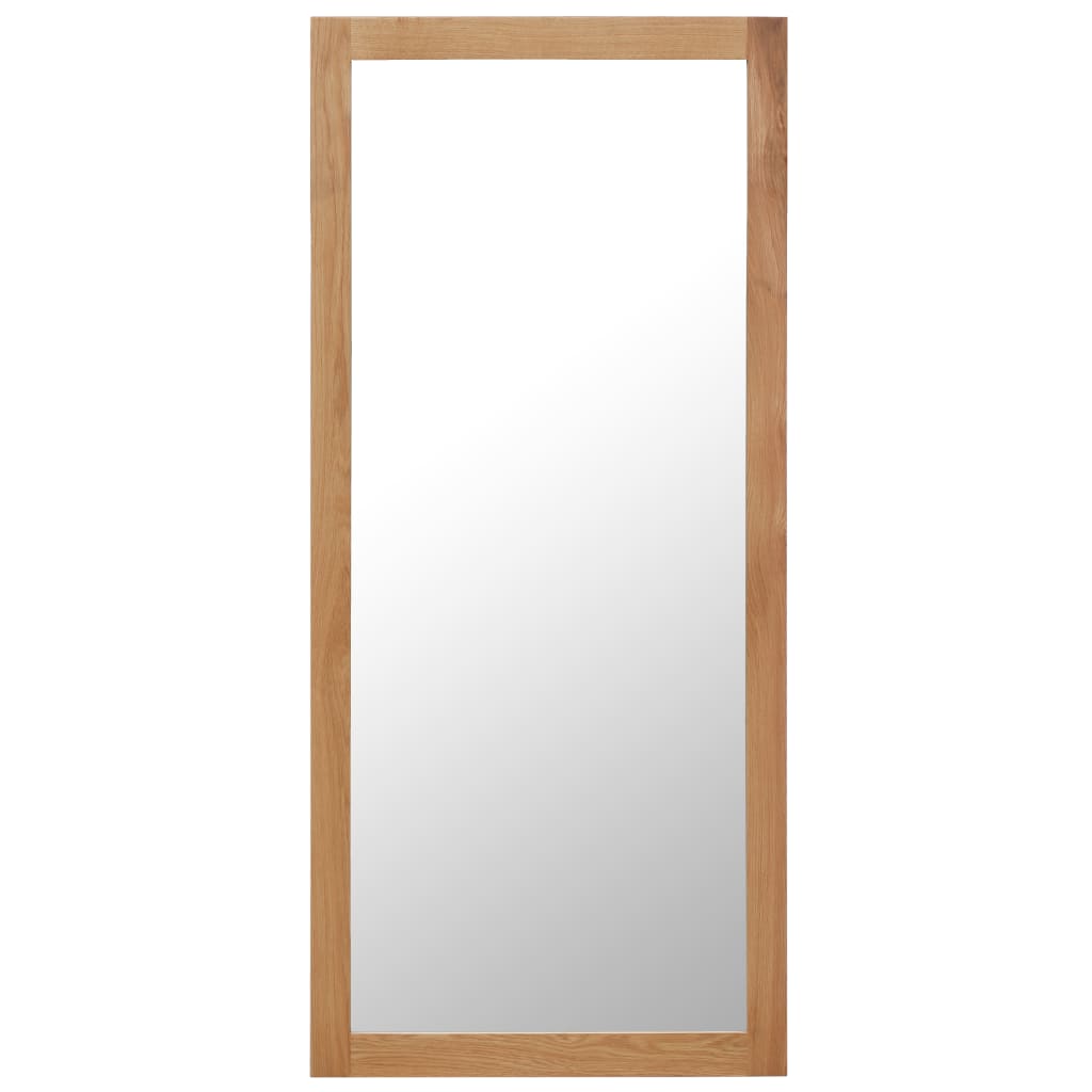 Spiegel 50 x 140 cm Massivholz Eiche