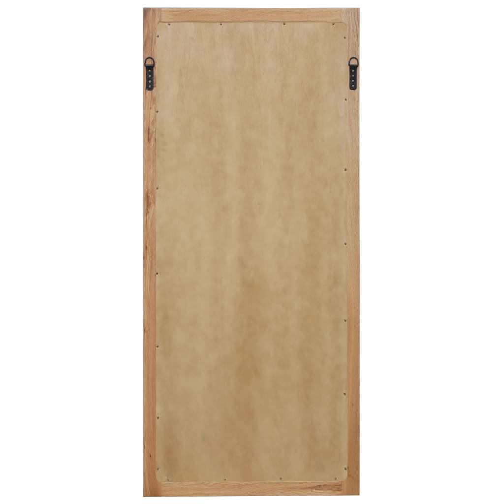 Spiegel 50 x 140 cm Massivholz Eiche