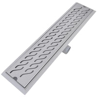 Thumbnail for Lineare Duschrinnen 2 Stk. Wellen 630 x 140 mm Edelstahl