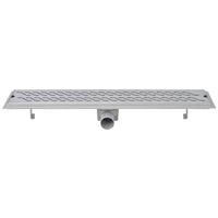 Thumbnail for Lineare Duschrinnen 2 Stk. Wellen 730 x 140 mm Edelstahl