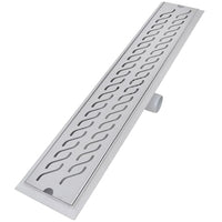 Thumbnail for Lineare Duschrinnen 2 Stk. Wellen 730 x 140 mm Edelstahl