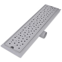 Thumbnail for Lineare Duschrinnen 2 Stk. Blasen 530 x 140 mm Edelstahl