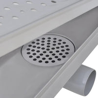 Thumbnail for Lineare Duschrinnen 2 Stk. Blasen 530 x 140 mm Edelstahl