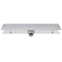 Thumbnail for Lineare Duschrinnen 2 Stk. Blasen 630 x 140 mm Edelstahl