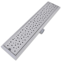 Thumbnail for Lineare Duschrinnen 2 Stk. Blasen 630 x 140 mm Edelstahl