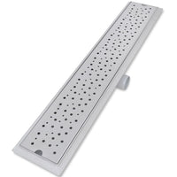 Thumbnail for Lineare Duschrinnen 2 Stk. Blasen 730 x 140 mm Edelstahl
