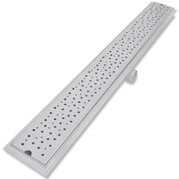 Thumbnail for Lineare Duschrinnen 2 Stk. Blasen 1030 x 140 mm Edelstahl