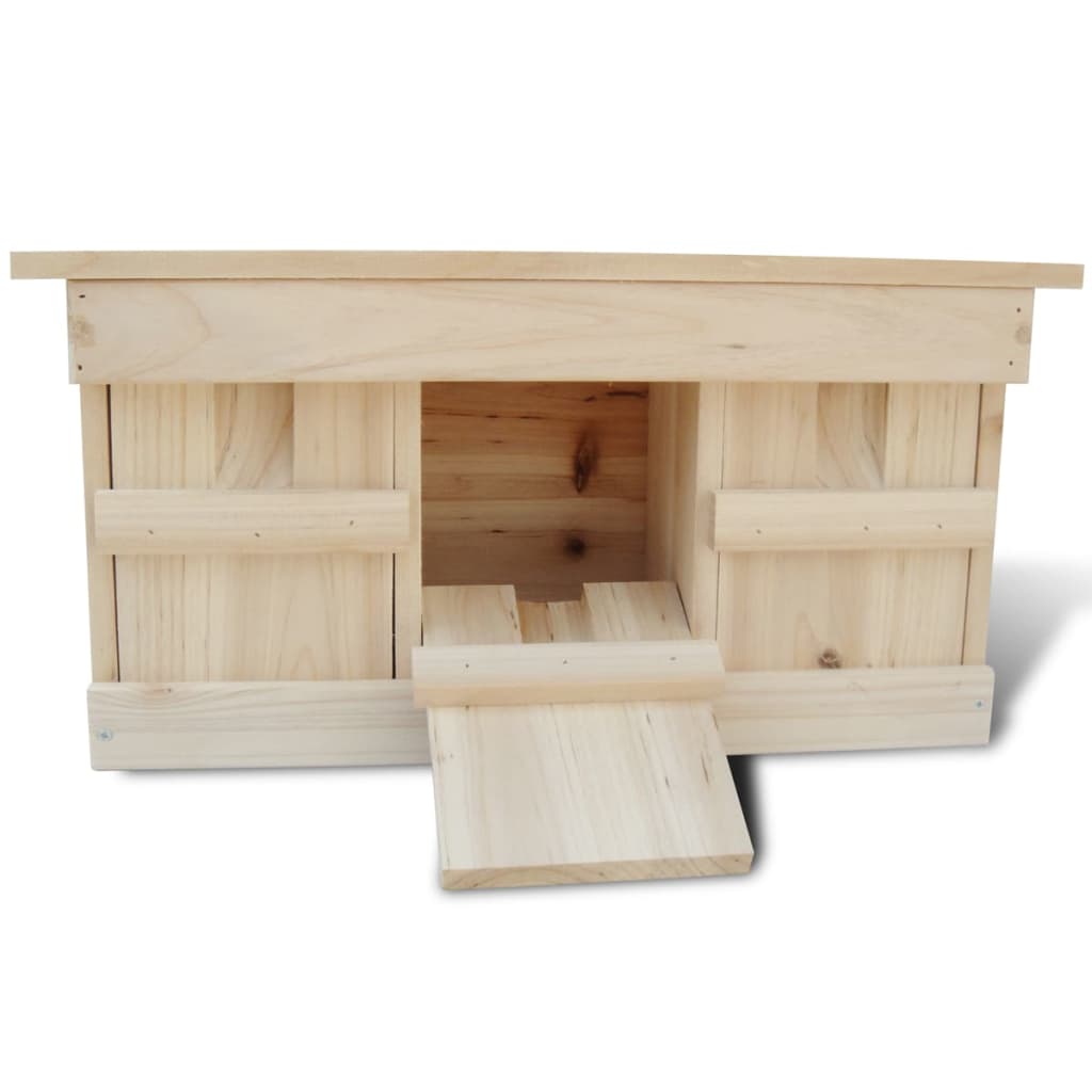 Spatzenhaus 2 Stk. Holz 44 x 15,5 x 21,5 cm