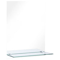 Thumbnail for Wandspiegel mit Regal 50×70 cm Hartglas