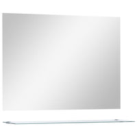 Thumbnail for Wandspiegel mit Regal 80×60 cm Hartglas