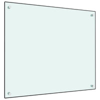 Thumbnail for Küchenrückwand Weiß 70x60 cm Hartglas