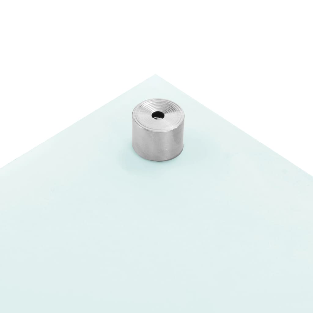 Küchenrückwand Weiß 90x60 cm Hartglas