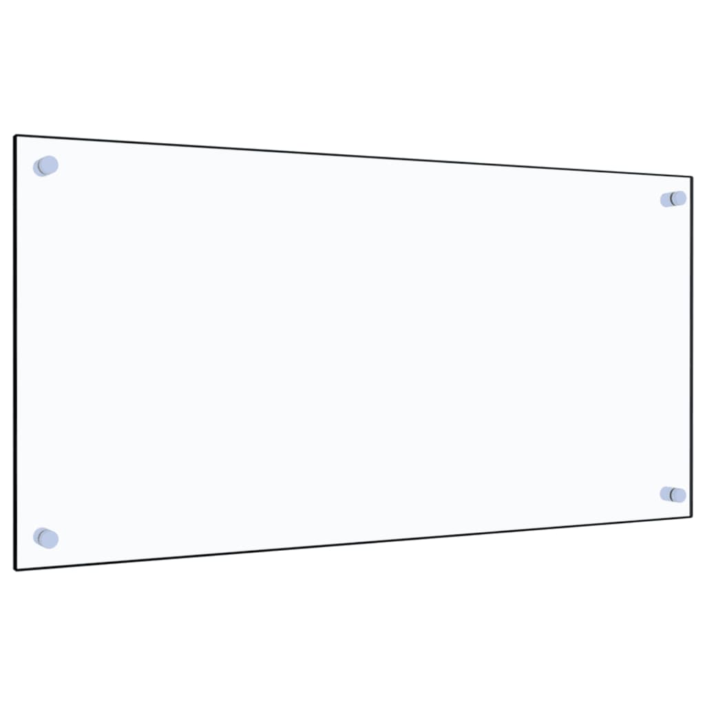 Küchenrückwand Transparent 80×40 cm Hartglas