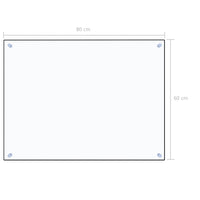 Thumbnail for Küchenrückwand Transparent 80x60 cm Hartglas