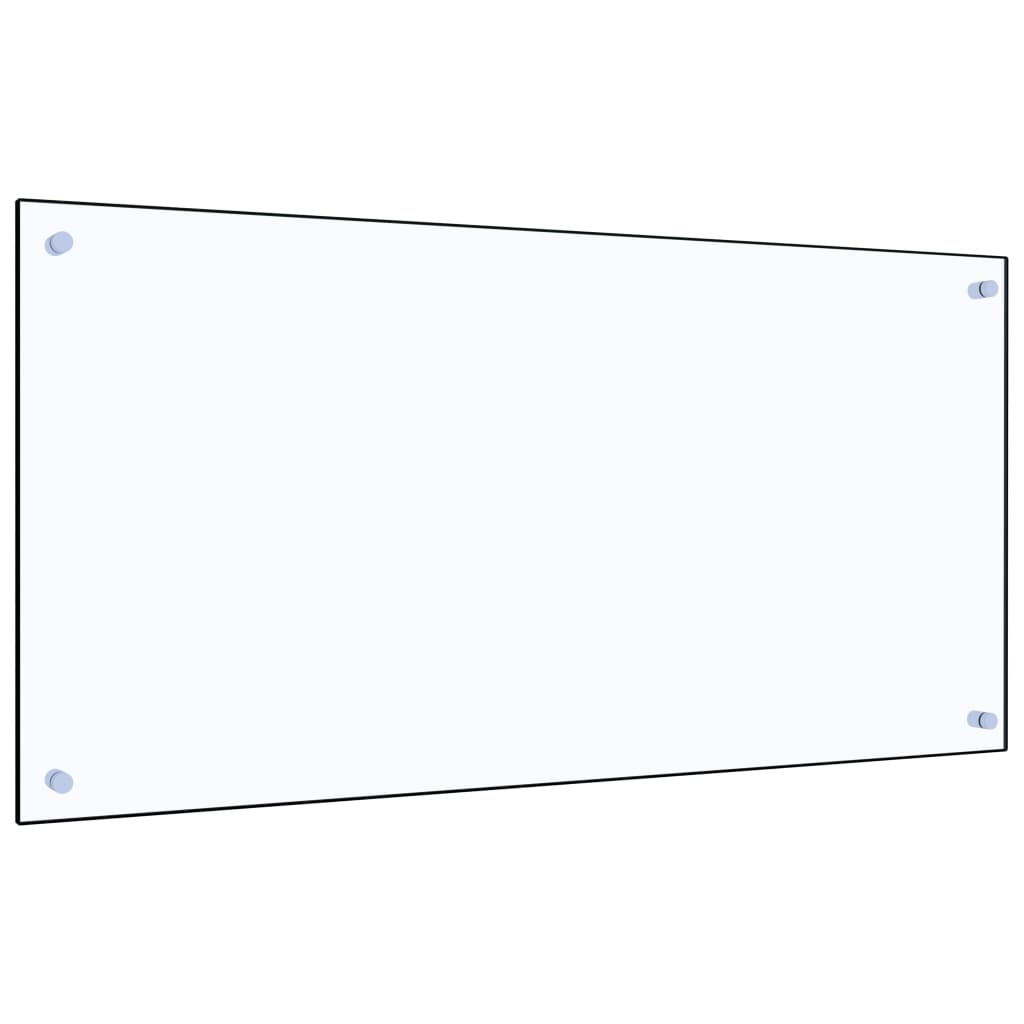 Küchenrückwand Transparent 100×50 cm Hartglas