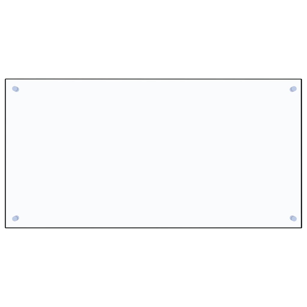 Küchenrückwand Transparent 100×50 cm Hartglas