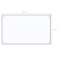 Thumbnail for Küchenrückwand Transparent 100×60 cm Hartglas