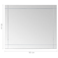 Thumbnail for Wandspiegel 80x60 cm Glas
