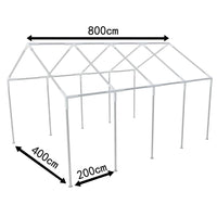Thumbnail for Pavillon Stahlgestell Partyzeltrahmen Zeltrahmen Gestell 8 x 4 m
