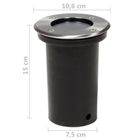 Thumbnail for Bodenstrahler Bodenlampe Bodeneinbauleuchten rund 3er Set