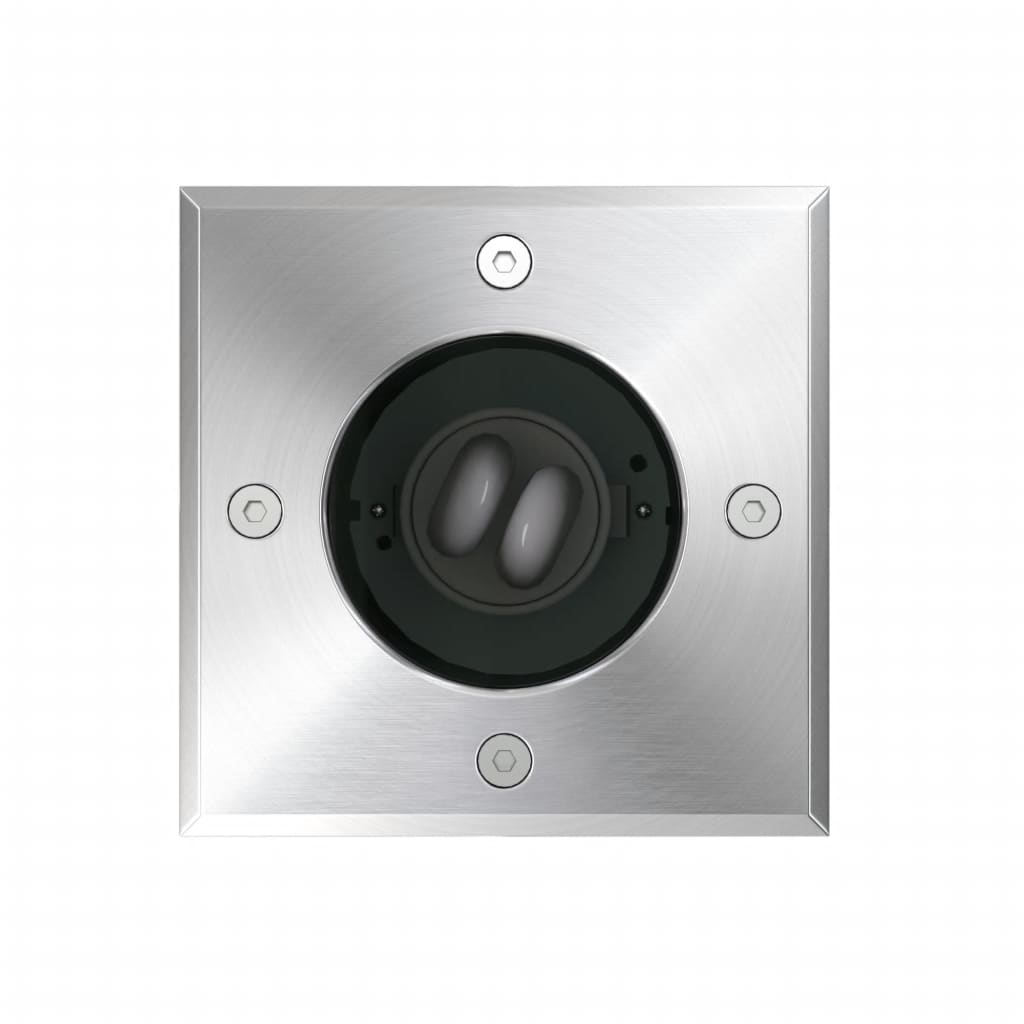 Outdoor Bodenleuchten 3 Stk. Quadratisch