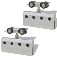 Thumbnail for Schiebetür Glas und Aluminium 178 cm Silbern