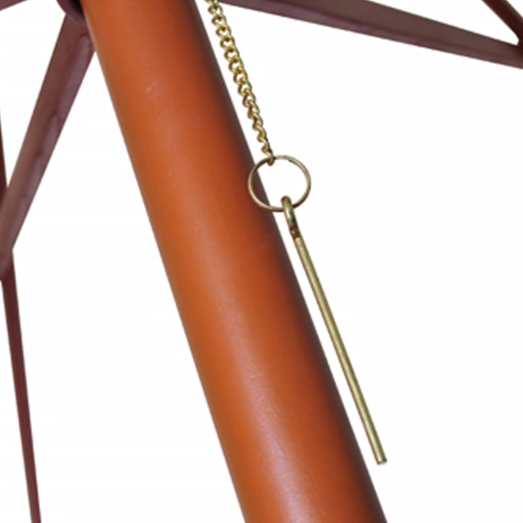 Sonnenschirm 300 x 258 cm Sandweiß