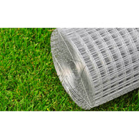 Thumbnail for Maschendrahtzaun Verzinkter Stahl Quadrat 1×25 m Silbern
