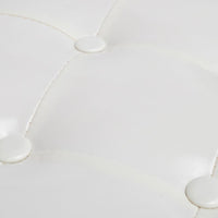 Thumbnail for Sessel mit Fußhocker Weiß Kunstleder