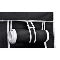 Thumbnail for Faltbarer Stoffschrank Schwarz 110 x 45 x 175 cm