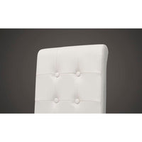 Thumbnail for Esszimmerstühle 4 Stk. Weiß Kunstleder