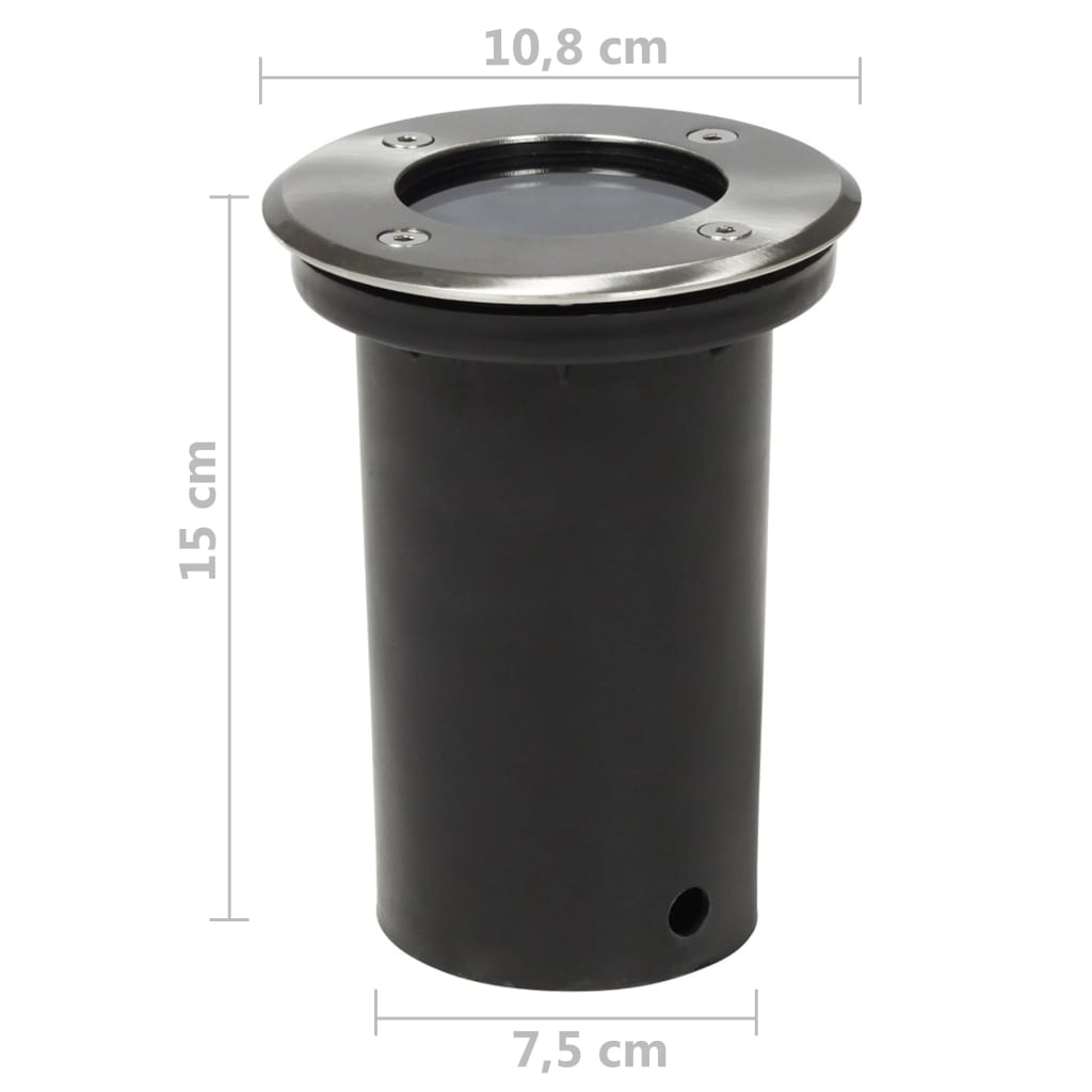 Outdoor Bodenleuchten 12 Stk. Rund