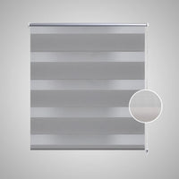 Thumbnail for Doppelrollo 40 x 100 cm grau
