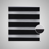 Thumbnail for Doppelrollo 50 x 100 cm schwarz