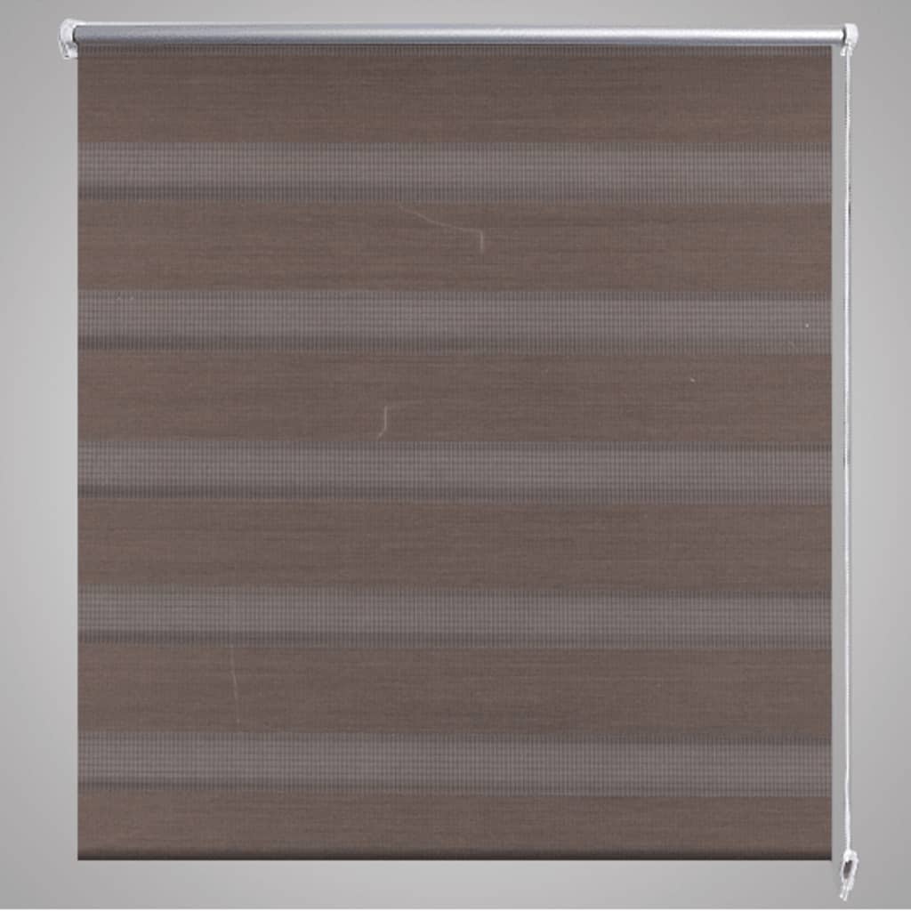 Doppelrollo Seitenzug Duo 80 x 150 cm coffee