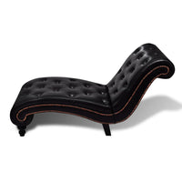 Thumbnail for Chaiselongue Braun Kunstleder