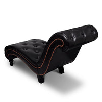 Thumbnail for Chaiselongue Braun Kunstleder