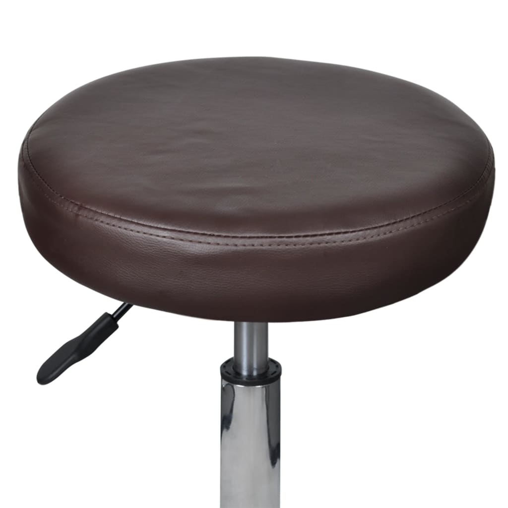 Rollhocker höhenverstellbar Braun