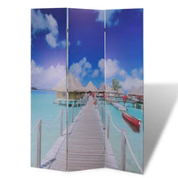Thumbnail for Raumteiler klappbar 120 x 170 cm Strand
