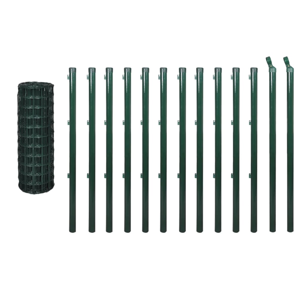 Gitterzaun-Satz Gitterzaun Gartenzaun Maschendraht 25 x 1,0 m