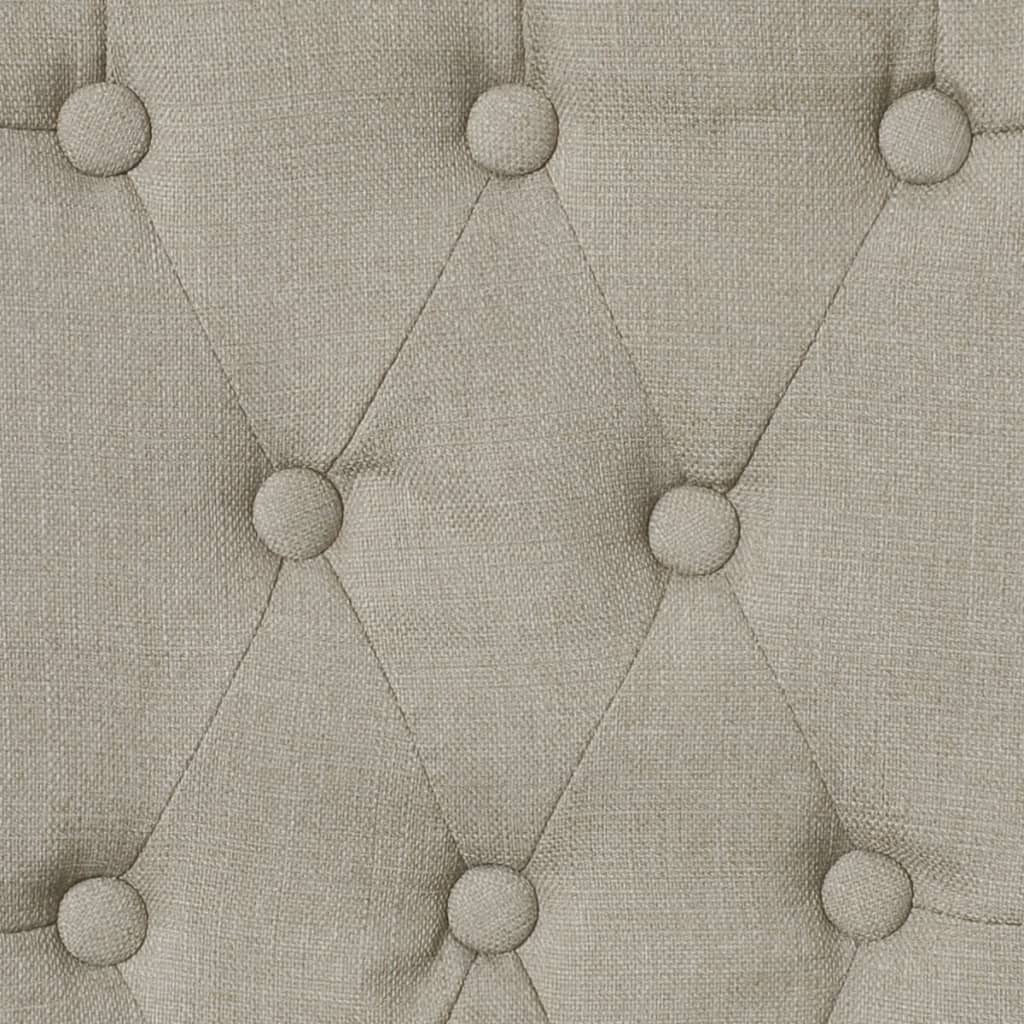 Esszimmerstühle 2 Stk. Kamel Stoff